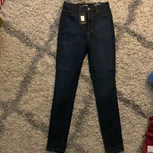 NBW NWT Faahion nova Dark wash skinny jeans size 11